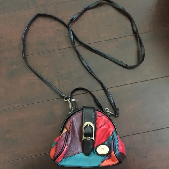 KMQ Handbags - KMQ Vintage Patchwork Mini Crossbody Bag